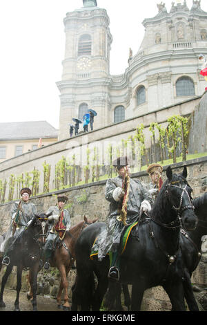 Blutritt Holly Blut Weingarten Deutschland Parade Gott Stockfoto