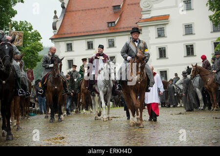 Blutritt Holly Blut Weingarten Deutschland Parade Gott Stockfoto