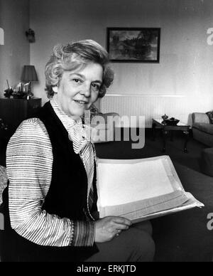 West Midland Safari- und Freizeitpark befindet sich in Bewdley, Worcestershire, England. Zena Brooke, Financial Controller. 12. September 1977. Stockfoto