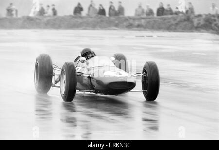 Rennen in Snetterton, 2. April 1963. Jim Clark, Nummer 3. Stockfoto