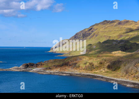 Ben Hiant, Loch Sunart, Ardnamurchan Halbinsel, Lochaber, Highlands, Schottland Stockfoto