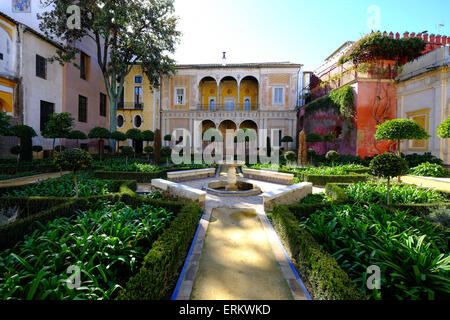 Casa de Pilatos (Pilatus Haus), Sevilla, Andalusien, Spanien, Europa Stockfoto