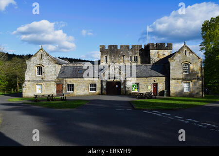 Kielder Castle in Kielder, Northumberland. Ursprünglich ein Jagdschloss für den 1. Duke of Northumberland. Stockfoto