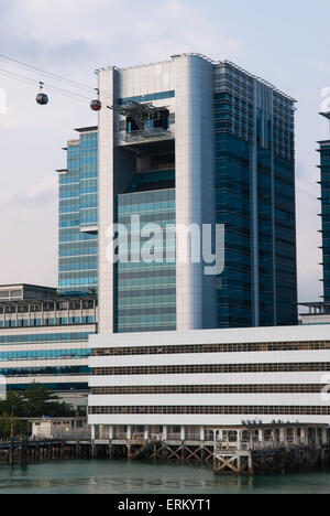 Das Harbourfront-Zentrum in Singapur Stockfoto