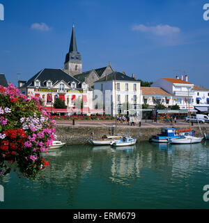 Saint-Gilles-Croix-de-Vie, Küste Atlantik, Vendee, Pays De La Loire, Frankreich, Europa Stockfoto