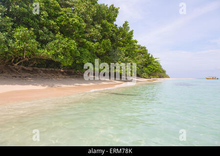 Strand auf dem Archipel Bocas del Toro, Panama Stockfoto