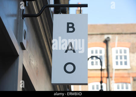 BAO-London, taiwanesische Restaurant, Lexington Street, Soho, London, UK Stockfoto