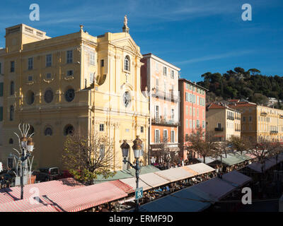 Marché Aux Fleurs in Nizza Vieille Ville Stockfoto