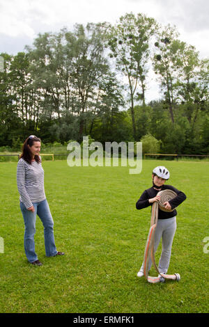 Freiwillige Feuerwehr Ausbildung Kinder Stockfoto