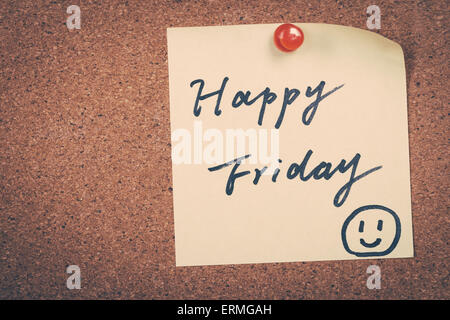 Happy Friday Stockfoto