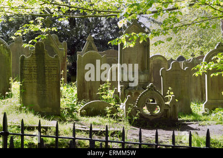 Haworth in West Yorkshire, Großbritannien. Stockfoto