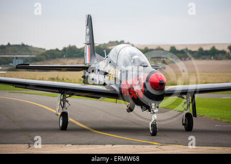 RAF Tucano ZF244 bei Duxford Airshow Stockfoto