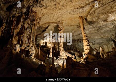 Coves del Drach, Cuevas del Drach, Dragon's Cave, Porto Cristo, Mallorca, Balearen, Spanien Stockfoto