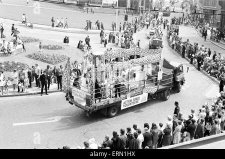 Lord Mayor es Show, Birmingham, Samstag, 26. Mai 1973. Stockfoto