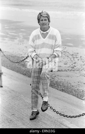 Janet Ross, ehemaliger Sekretär der Schauspielerin Julie Goodyear, Oktober 1986. Stockfoto