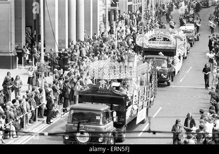 Lord Mayor es Show, Birmingham, Samstag, 26. Mai 1973. Stockfoto