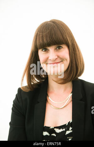 KATE-HENDERSON, Co-Autor von "Wiederaufbau Großbritanniens: Planung für eine bessere Zukunft", Heu Literaturfestival 2015 Stockfoto