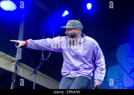 Berlin. 2. Juni 2015. Limp Bizkit-Konzert am 2. Juni 2015 in Berlin. © Dpa/Alamy Live-Nachrichten Stockfoto