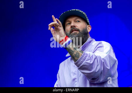 Berlin. 2. Juni 2015. Limp Bizkit-Konzert am 2. Juni 2015 in Berlin. © Dpa/Alamy Live-Nachrichten Stockfoto