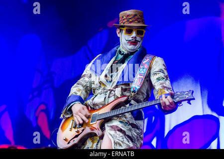 Berlin. 2. Juni 2015. Limp Bizkit-Konzert am 2. Juni 2015 in Berlin. © Dpa/Alamy Live-Nachrichten Stockfoto