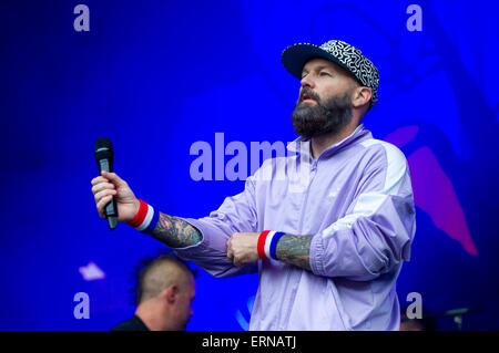 Berlin. 2. Juni 2015. Limp Bizkit-Konzert am 2. Juni 2015 in Berlin. © Dpa/Alamy Live-Nachrichten Stockfoto