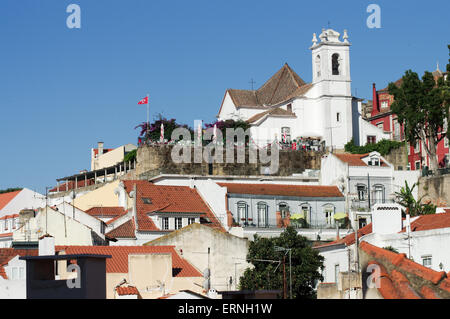 Igreja de Santa Luzia-Kirche in Lissabon, Portugal Stockfoto