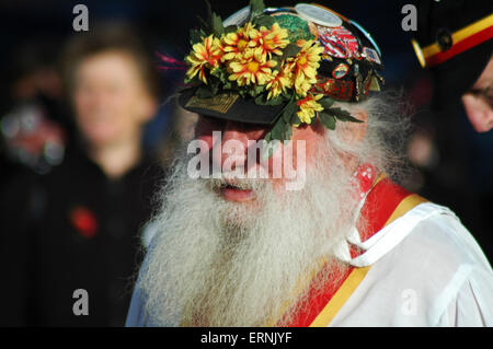 Morris Tänzer in Surrey, England Stockfoto