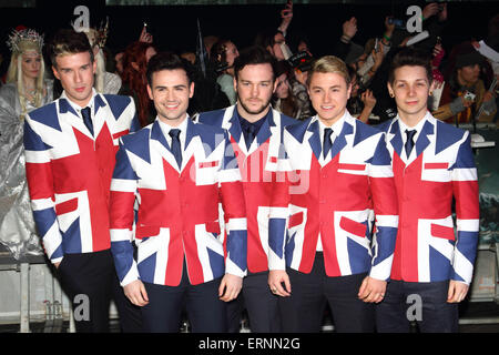 Welt-Premiere von "der Hobbit: die Schlacht der fünf Heere im Odeon Leicester Square, London mit: Collabro wo: London, Vereinigtes Königreich wenn: 1. Dezember 2014 Kredit: WENN.com Stockfoto
