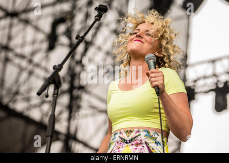 Detroit, Michigan, USA. 5. Juni 2015. CAM führt auf die 99,5 WYCD Downtown Hoedown im Westen Riverfront Park in Detroit, MI am 5. Juni 2015 Credit: Marc Nader/ZUMA Draht/Alamy Live News Stockfoto