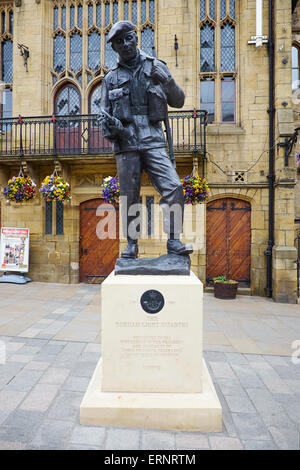 Denkmal für die Durham helle Infanterie von Alan Herriot Marktplatz Durham UK Stockfoto