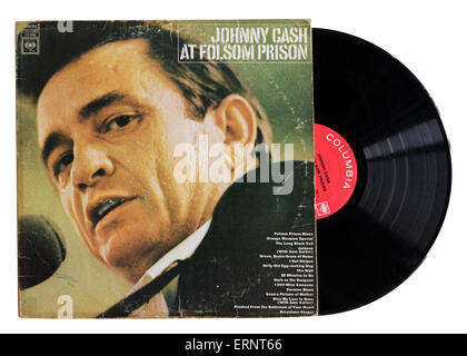 Johnny Cash-Folsom Prison-live-album Stockfoto