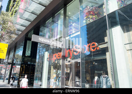 SuperDry Bekleidung und Fashion Store in Chippendale, Sydney, Australien Stockfoto