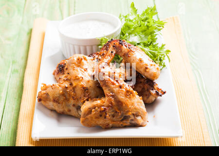 Hähnchenflügel Stockfoto