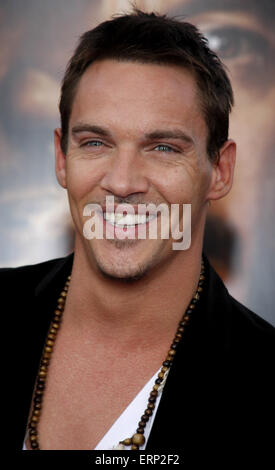 Jonathan Rhys Meyers an der Los-Angeles-premiere von "The Soloist" im Teatro Paramount Studios in Hollywood statt. Stockfoto