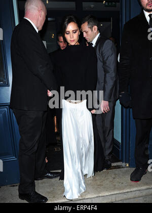 Die British Fashion Awards 2014 statt im London Coliseum - Abfahrten mit: VICTORIA BECKHAM, DAVID BECKHAM wo: London, Vereinigtes Königreich als: 1. Dezember 2014 Credit: WENN.com Stockfoto