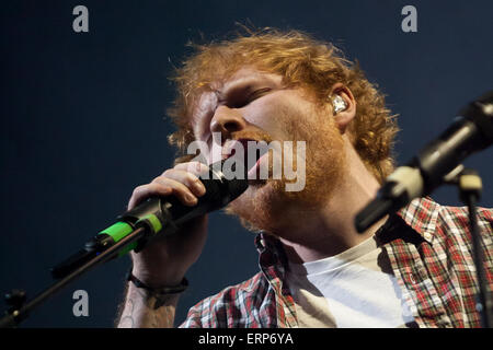 London, Ontario, Kanada. 5. Juni 2015. Grammy-nominierten britische Singer-Songwriterin Ed Sheeran führt im Konzert als Teil seiner 2015 Konzertprogramm. Bildnachweis: Mark Spowart/Alamy Live-Nachrichten Stockfoto