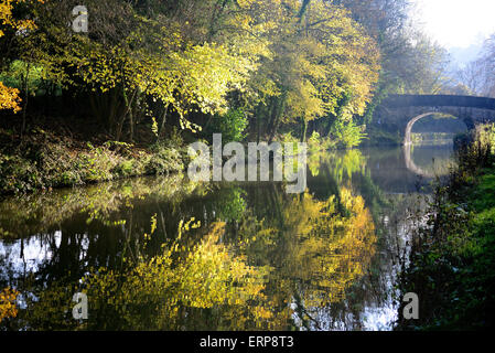 Limpley Stoke-Brücke über den Kennet & Avon Kanal. Stockfoto