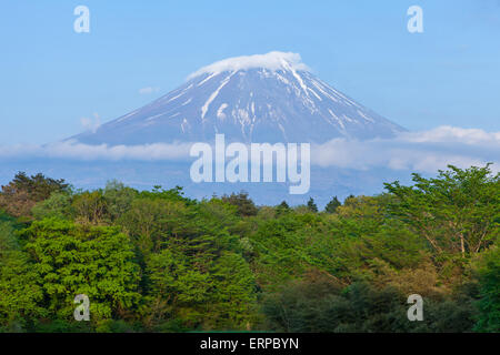 Panoramablick auf den Mount Fuji Stockfoto