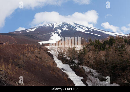 Panoramablick auf den Mount Fuji Stockfoto