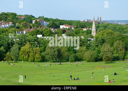 Hampstead Heath, Nord-London, UK im Sommer mit Blick auf Highgate Stockfoto