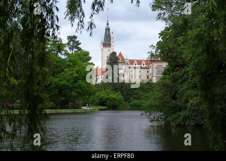 Schloss Pruhonice, Prag, Tschechische Republik Stockfoto