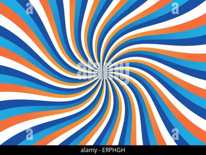 Kinetische Hintergrund gemacht von wellenförmigen Streifen-Vektor-Illustration Stock Vektor
