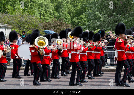 Chnaging die Wachablösung am Buckingham Palace - London, Vereinigtes Königreich, Europa parade Stockfoto