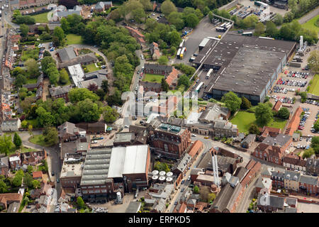 Die Greene King Brewery und Verpackung Gebäude in Bury St Edmunds, Suffolk, UK Stockfoto
