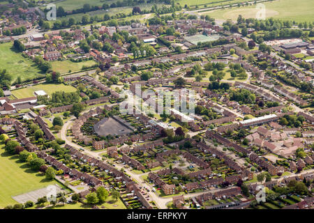 Luftbild-Ansicht von Newmarket UK Stockfoto