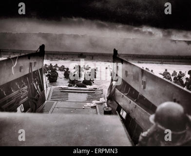 Taxi zur Hölle und zurück - d-Day Invasion 6. Juni 1944 Stockfoto