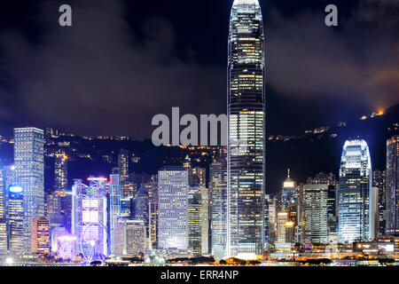 Hongkong China von Kowloon Seite gegenüber von Victor Harbor Stockfoto