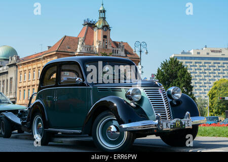 Oldtimer-Rallye der 30. Zagreb in Zagreb, Kroatien Stockfoto