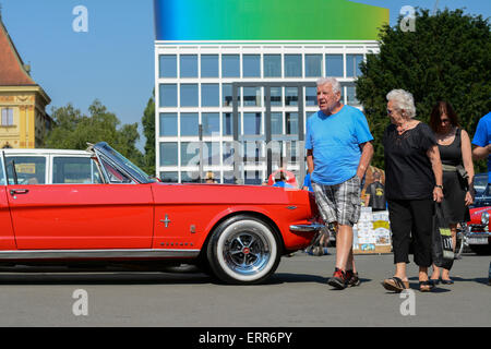 Oldtimer-Rallye der 30. Zagreb in Zagreb, Kroatien Stockfoto