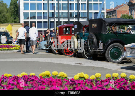 Oldtimer-Rallye der 30. Zagreb in Zagreb, Kroatien Stockfoto